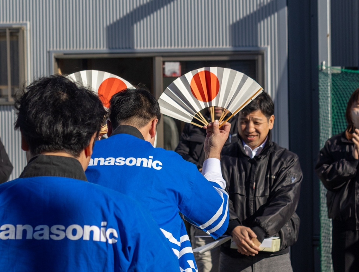 仕事始め恒例！パナソニック様の「初荷式」 | ブログ